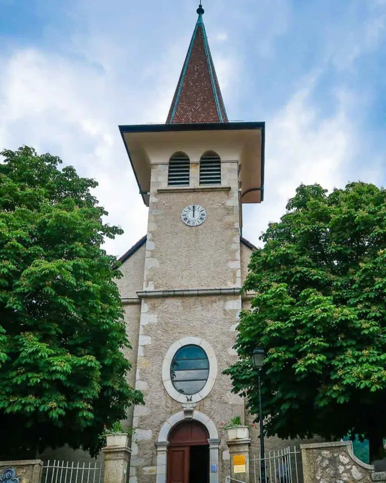 A beautiful countryside church in Geneva