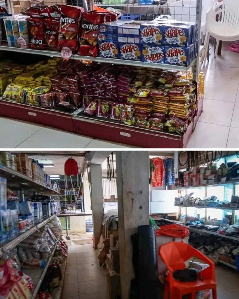 The inside of a Tongan supermarket on the island of Vav'au