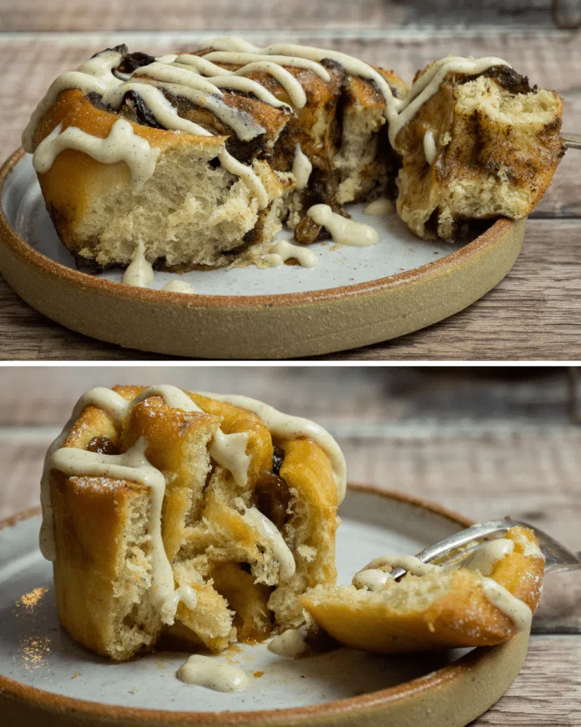Cinnamon buns cooked two ways