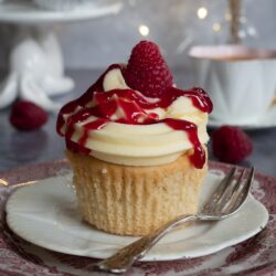 Raspberry Trifle Cupcakes (Vegan) sq