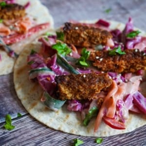 Steak(Less) And Slaw Wraps 2 Sq