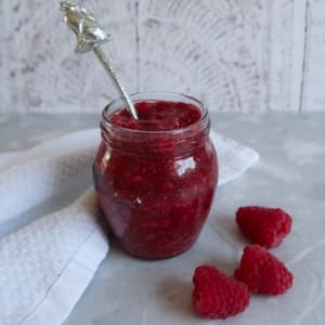 Easy Peasy Raspberry Chia Seed Jam