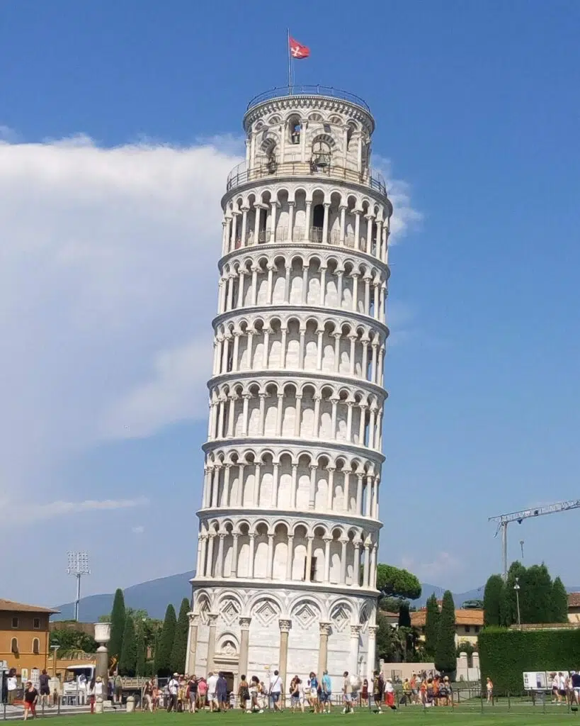 The leaning tower of Pisa, Northern Italy