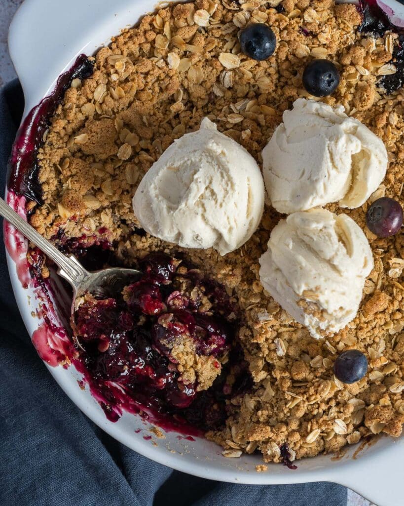 Blueberry Thyme Crumble