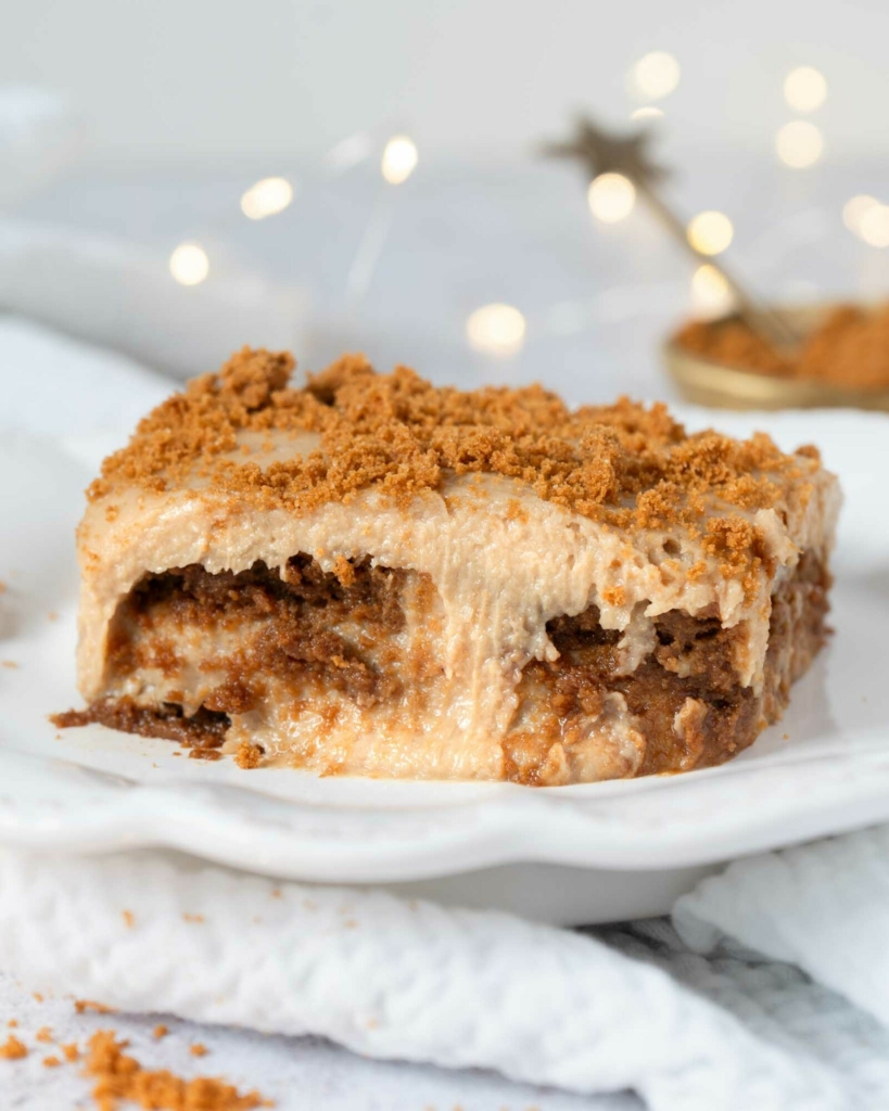 Easy Vegan Biscoff Tiramisu