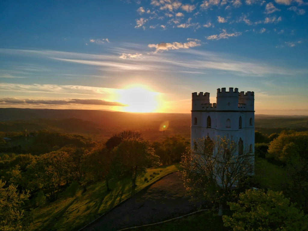 A beautiful sunset at Haldon Belvedere
