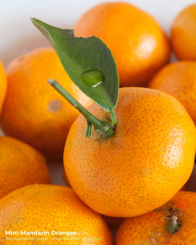 Mini mandarin oranges - a popular fruit that starts with m