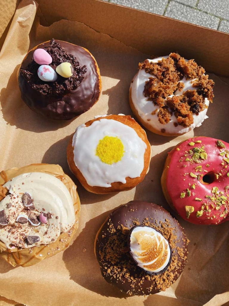 Vegan doughnuts from Sasparella in Falmouth