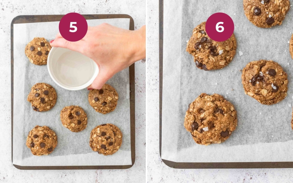 Baking dairy free oatmeal cookies