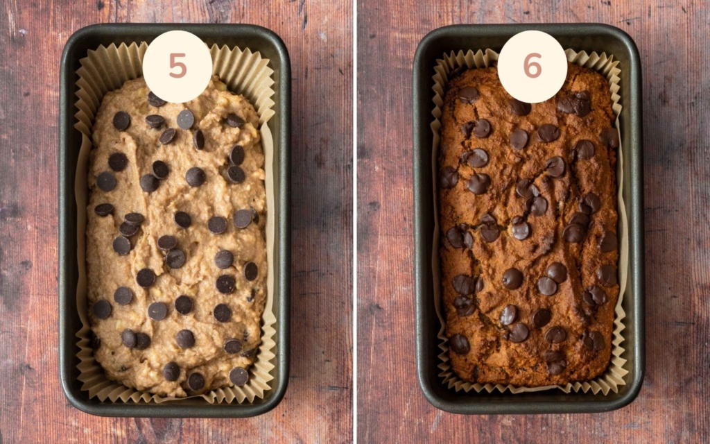 Baking a buckwheat banana bread